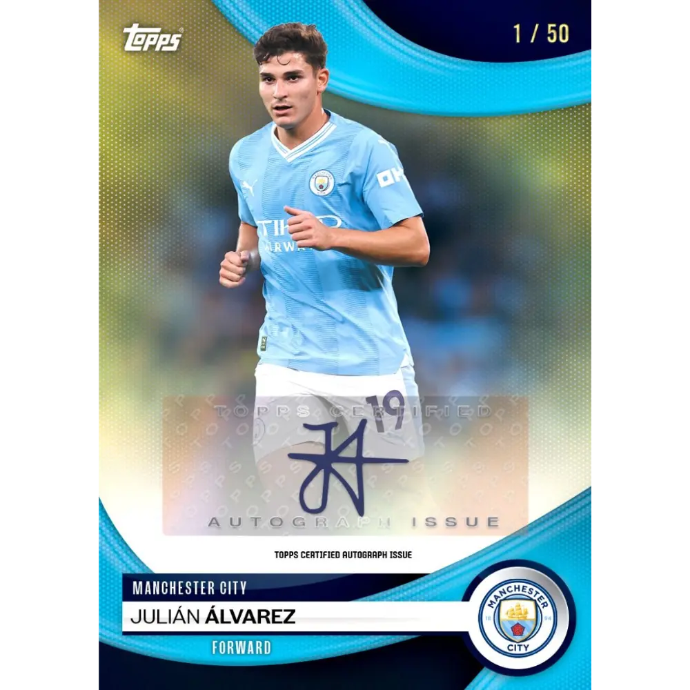 Topps 2023-24 Manchester City Team Set - Hobby Box