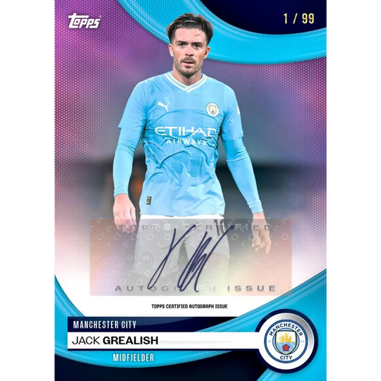 Topps 2023-24 Manchester City Team Set - Hobby Box