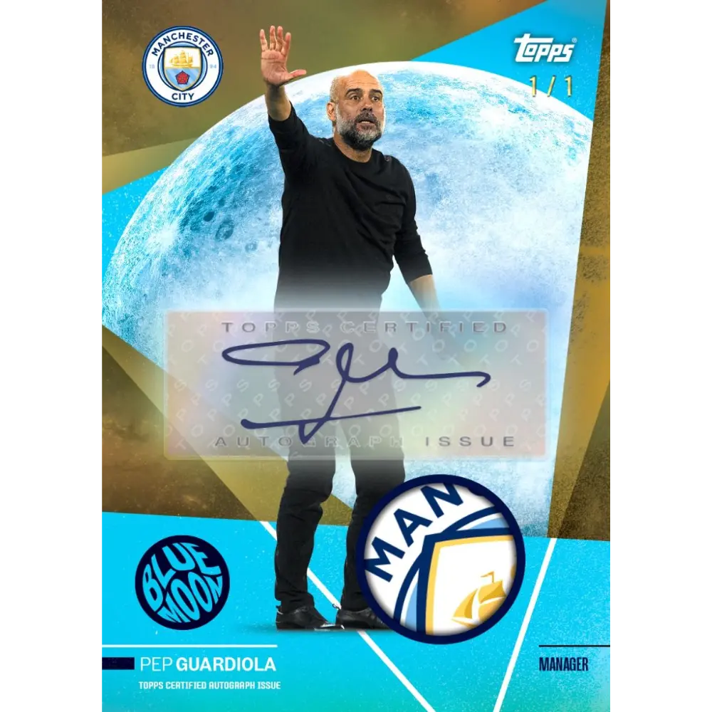 Topps 2023-24 Manchester City Team Set - Hobby Box