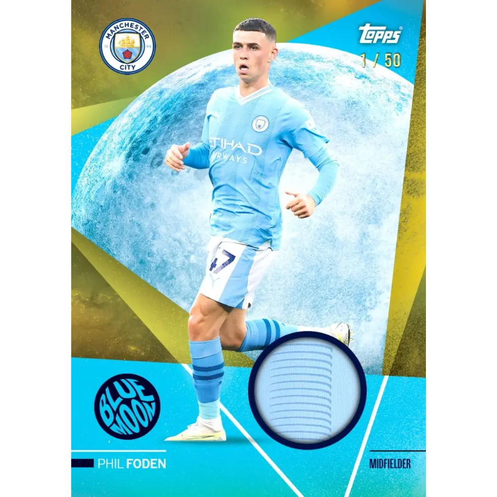 Topps 2023-24 Manchester City Team Set - Hobby Box