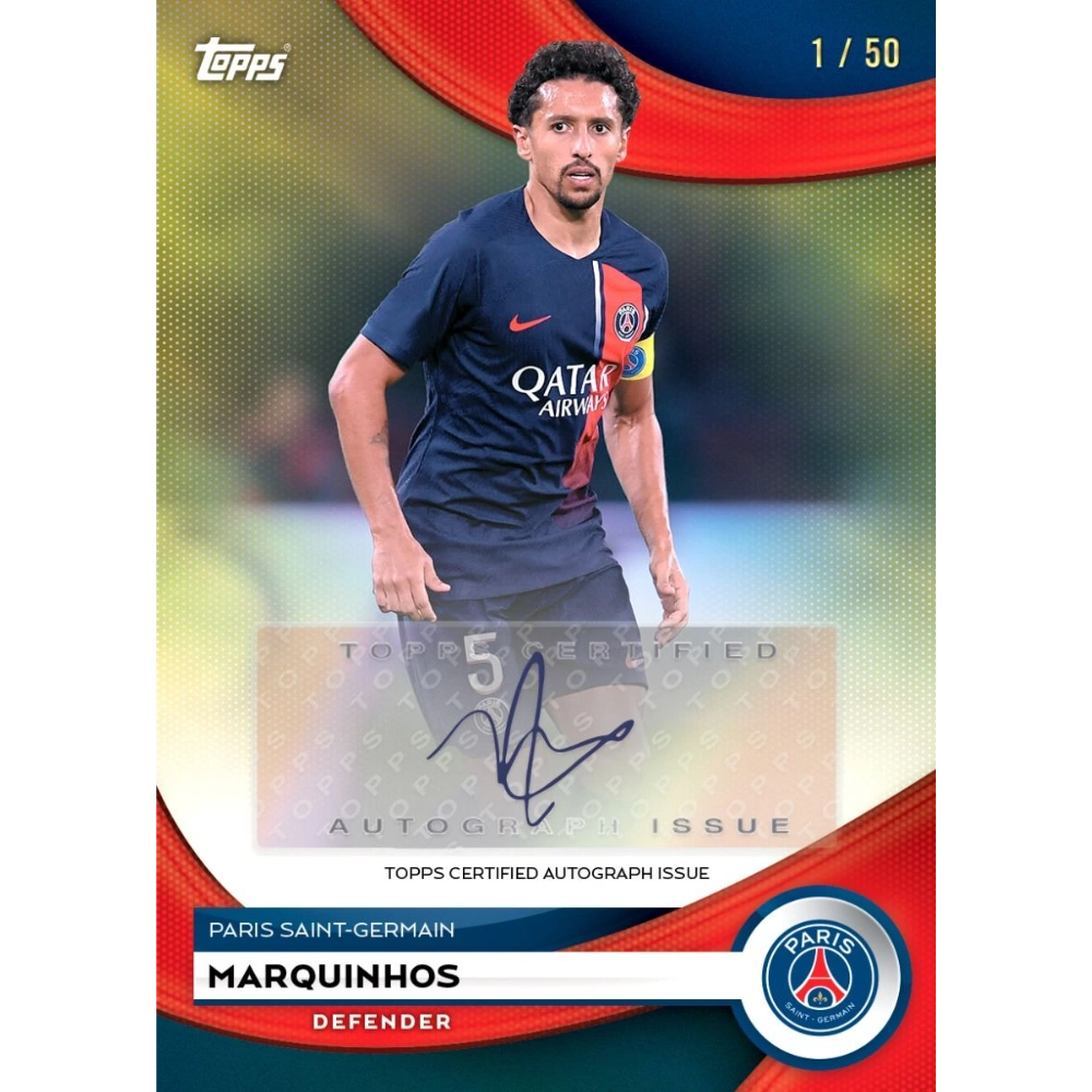 Topps 2023-24 Paris Saint Germain Team Set - Hobby Box