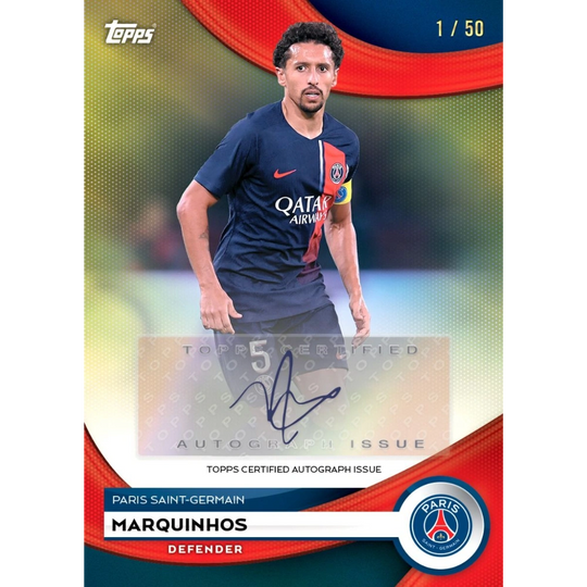 Topps 2023-24 Paris Saint Germain Team Set - Hobby Box