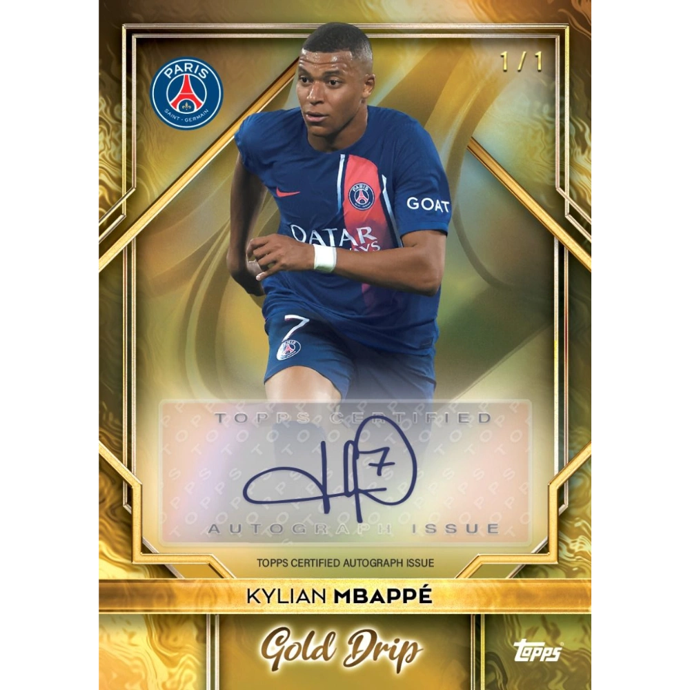 Topps 2023-24 Paris Saint Germain Team Set - Hobby Box