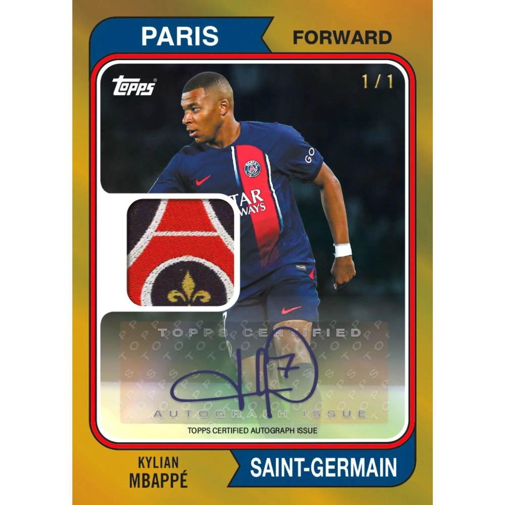 Topps 2023-24 Paris Saint Germain Team Set - Hobby Box
