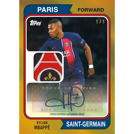 Topps 2023-24 Paris Saint Germain Team Set - Hobby Box