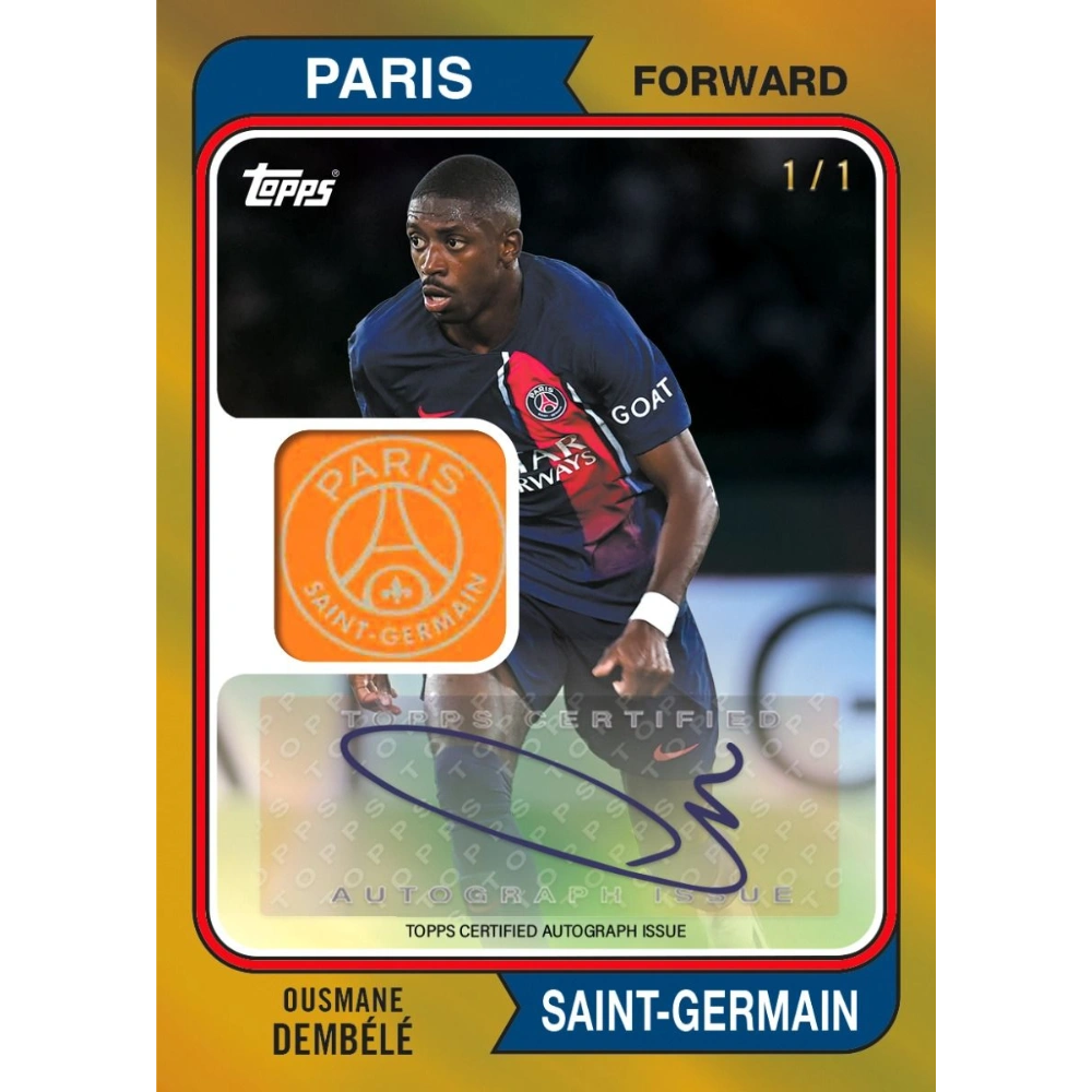 Topps 2023-24 Paris Saint Germain Team Set - Hobby Box
