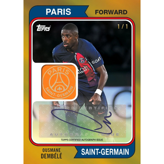 Topps 2023-24 Paris Saint Germain Team Set - Hobby Box