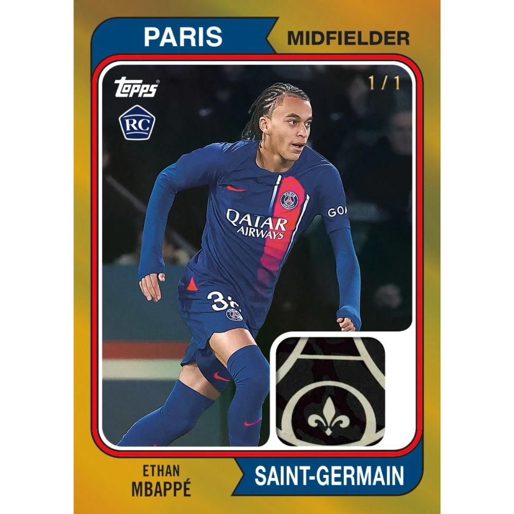 Topps 2023-24 Paris Saint Germain Team Set - Hobby Box