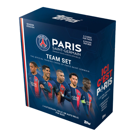 Topps 2023-24 Paris Saint Germain Team Set - Hobby Box