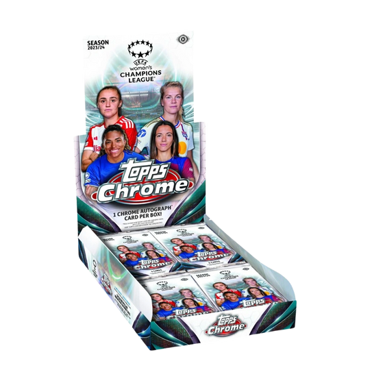 Topps 2023-24 UEFA Women's Champions League  Chrome - Hobby Box