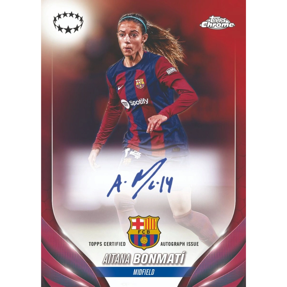 Topps 2023-24 UEFA Women's Champions League Chrome - Value Box