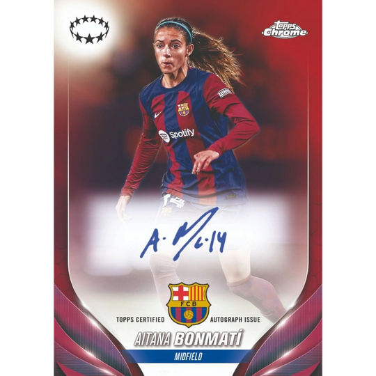 Topps 2023-24 UEFA Women's Champions League Chrome - Value Box