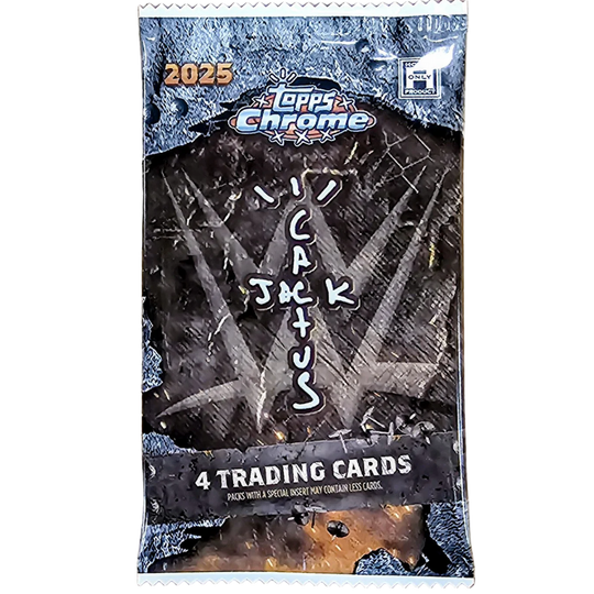 Topps Chrome WWE x Travis Scott Cactus Jack Hobby - Einzelbooster